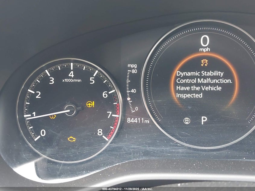 2020 Mazda Mazda3 Select Package VIN: JM1BPACLXL1175807 Lot: 43794312