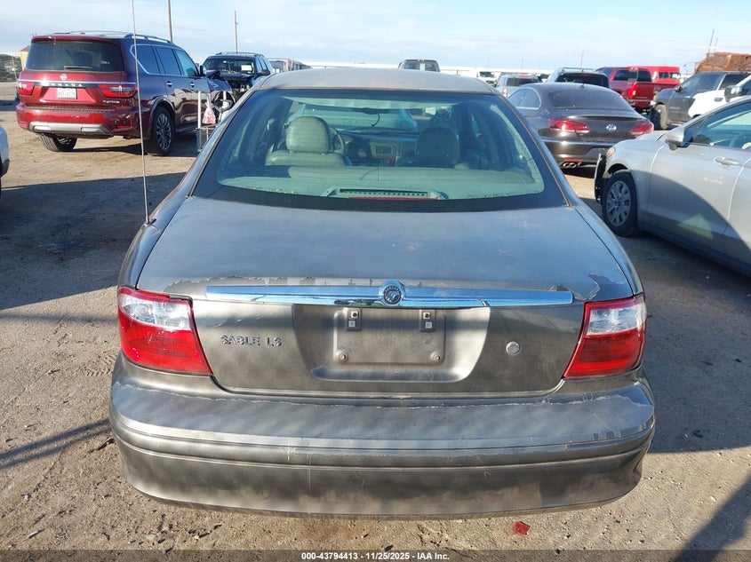 2004 Mercury Sable Ls Premium VIN: 1MEFM55S34G614428 Lot: 43794413