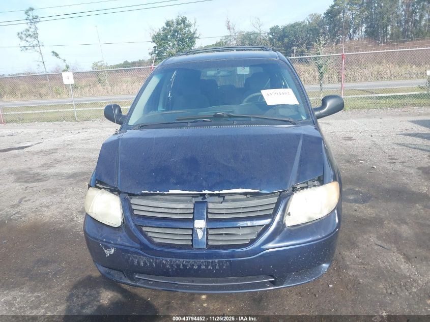 2005 Dodge Caravan Sxt VIN: 1D4GP45R45B368950 Lot: 43794452