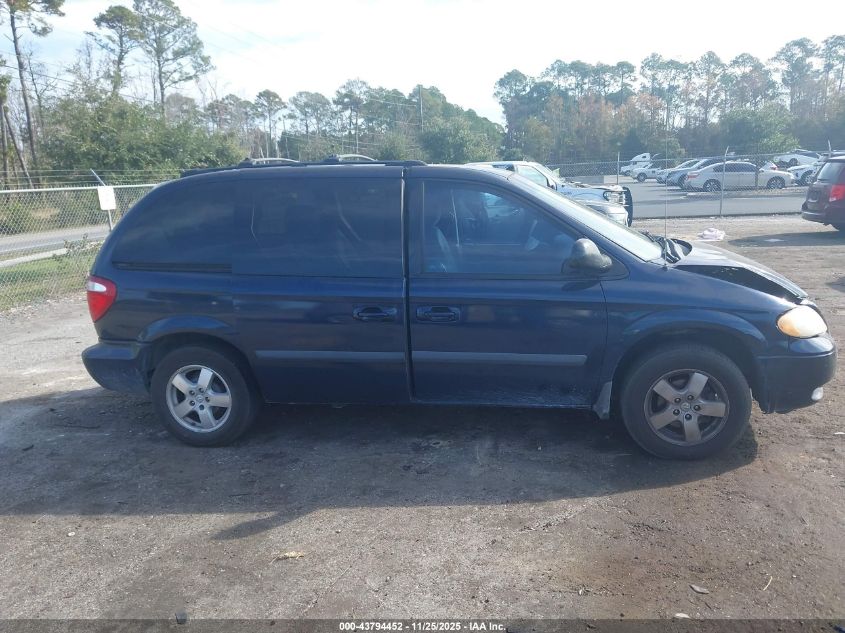 2005 Dodge Caravan Sxt VIN: 1D4GP45R45B368950 Lot: 43794452