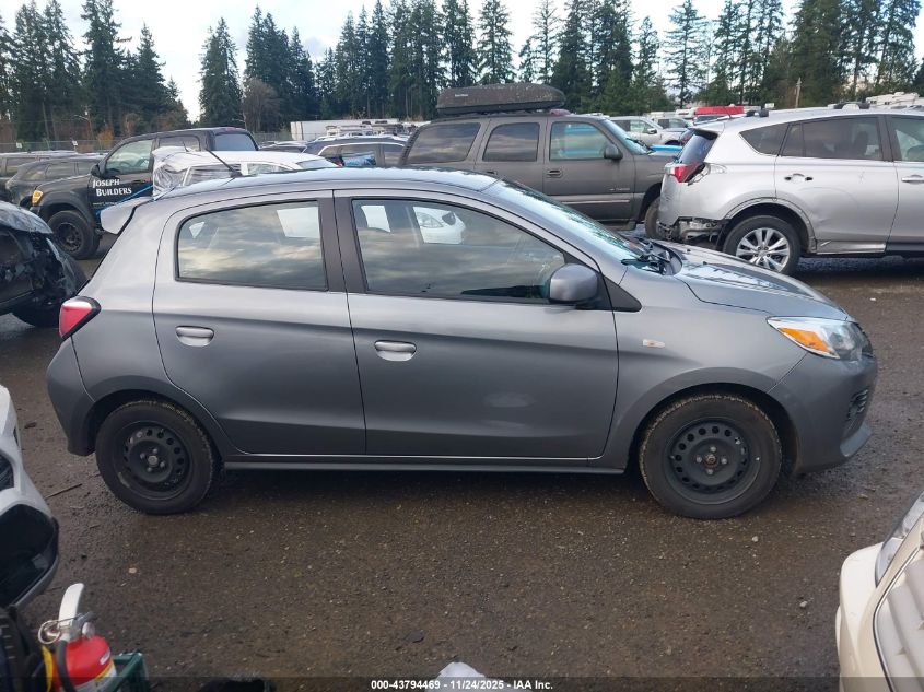 2021 Mitsubishi Mirage Carbonite Edition/Es/Le VIN: ML32AUHJ8MH014197 Lot: 43794469