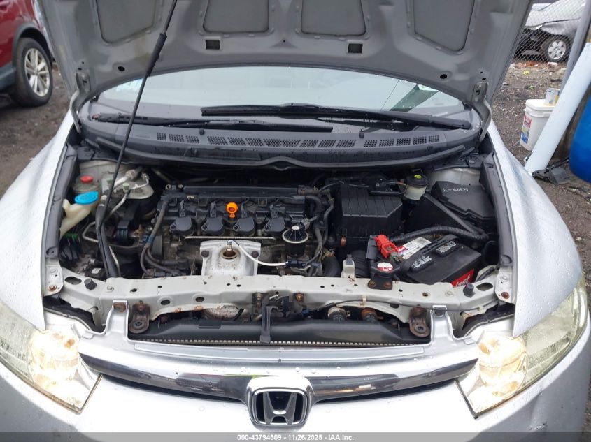 2008 Honda Civic Ex VIN: 2HGFA16828H316275 Lot: 43794509