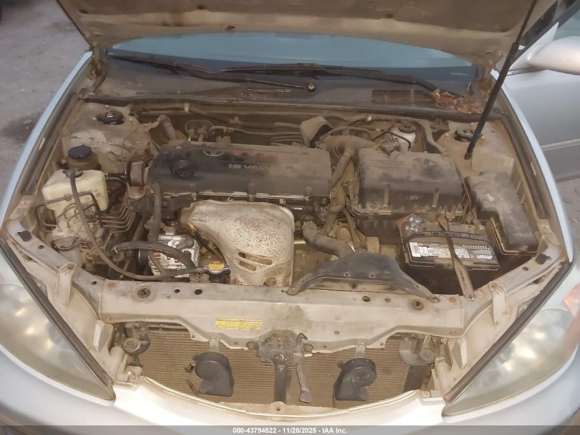 2002 Toyota Camry Le VIN: 4T1BE30K92U637795 Lot: 43794522