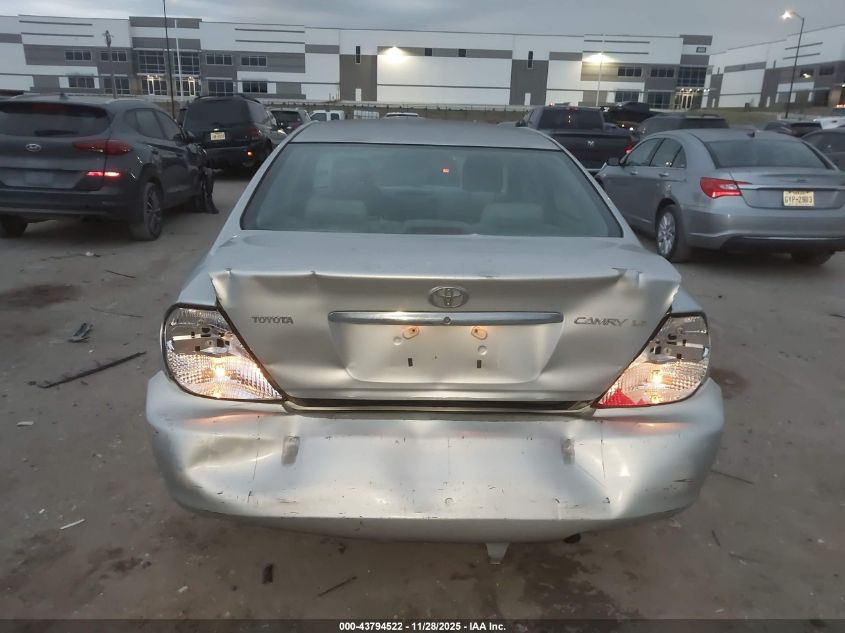 2002 Toyota Camry Le VIN: 4T1BE30K92U637795 Lot: 43794522