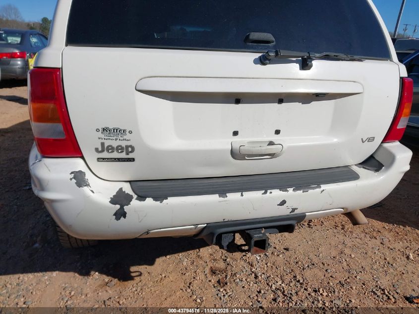 2001 Jeep Grand Cherokee Limited VIN: 1J4GW58N81C611074 Lot: 43794576