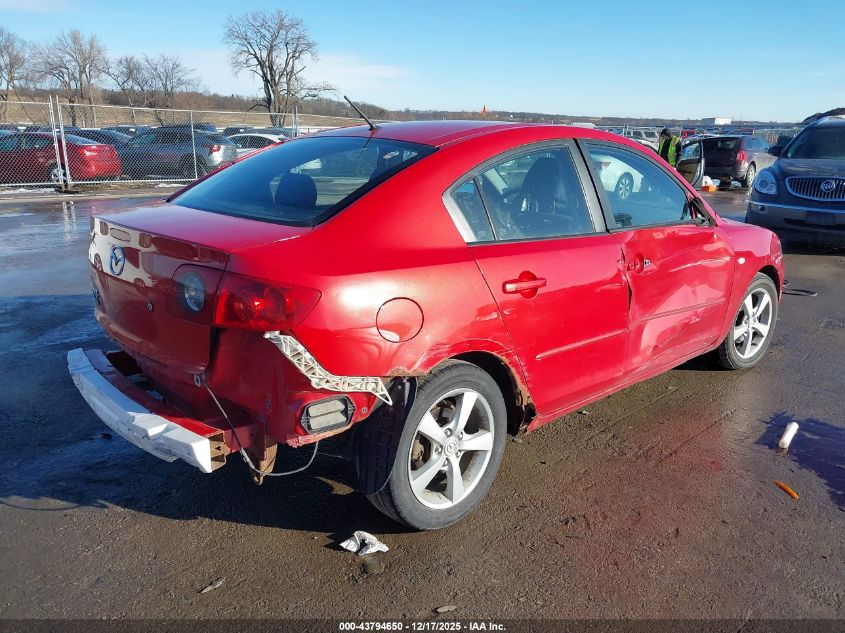 2005 Mazda Mazda3 I VIN: JM1BK12F751344422 Lot: 43794650
