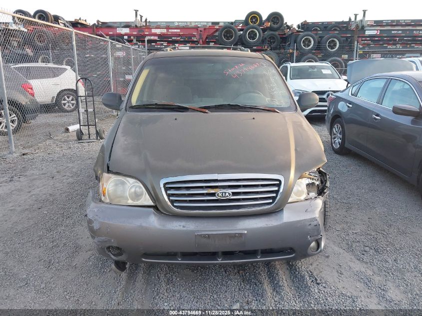 2003 Kia Sedona Ex/Lx VIN: KNDUP131136459109 Lot: 43794669