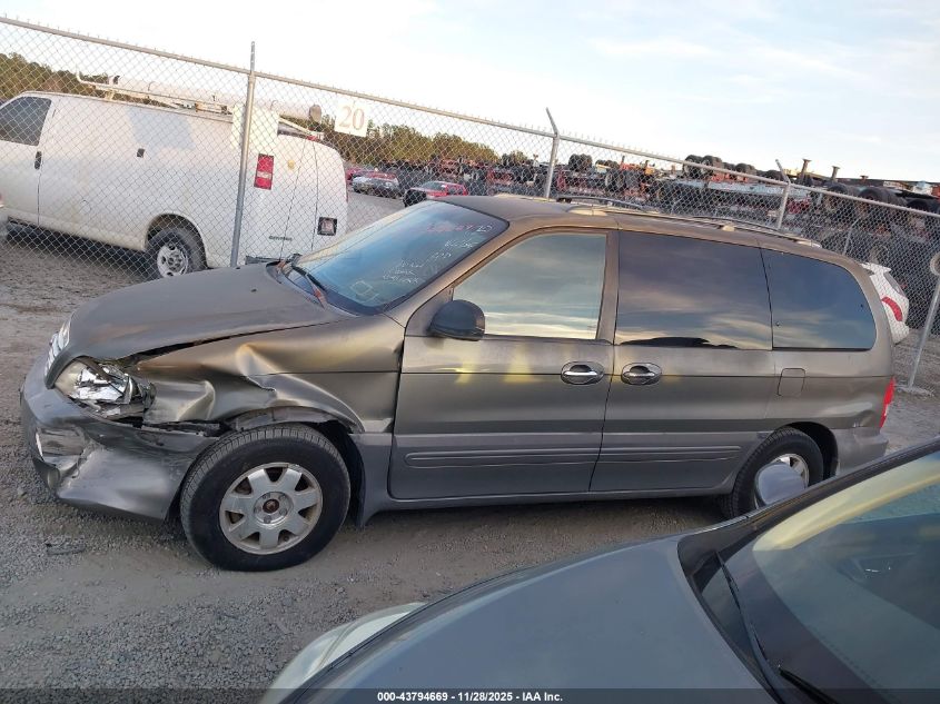 2003 Kia Sedona Ex/Lx VIN: KNDUP131136459109 Lot: 43794669