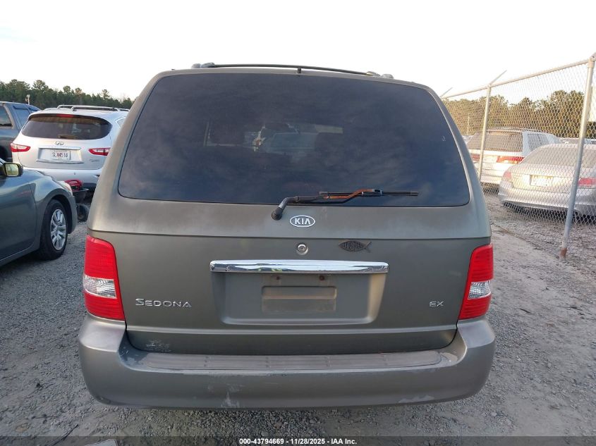 2003 Kia Sedona Ex/Lx VIN: KNDUP131136459109 Lot: 43794669