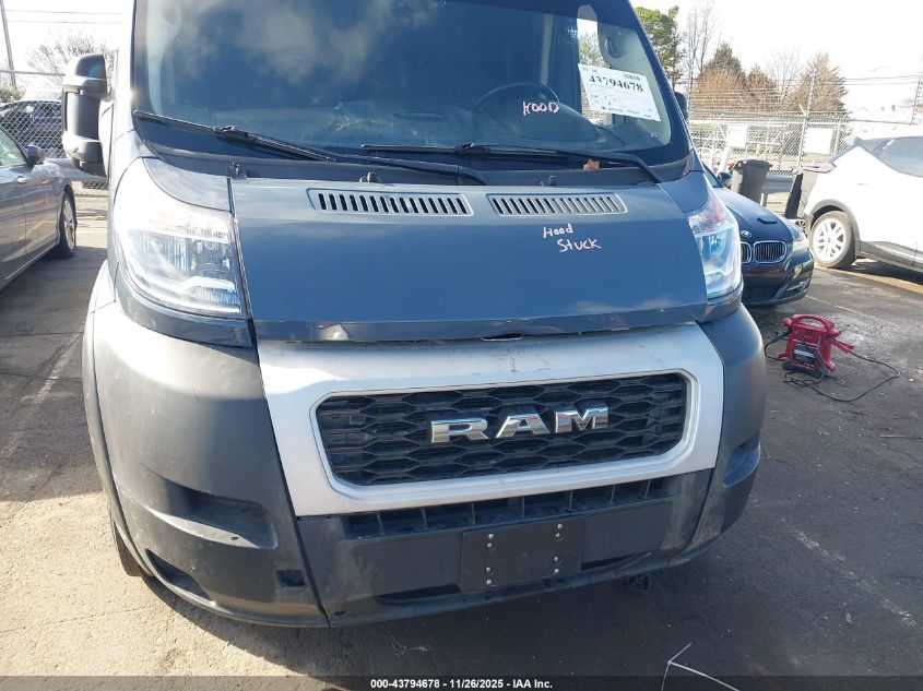 2019 Ram Promaster 2500 High Roof 159 Wb VIN: 3C6TRVDG9KE517130 Lot: 43794678