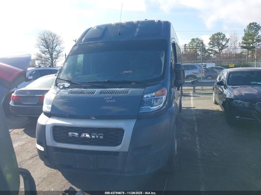 2019 Ram Promaster 2500 High Roof 159 Wb VIN: 3C6TRVDG9KE517130 Lot: 43794678