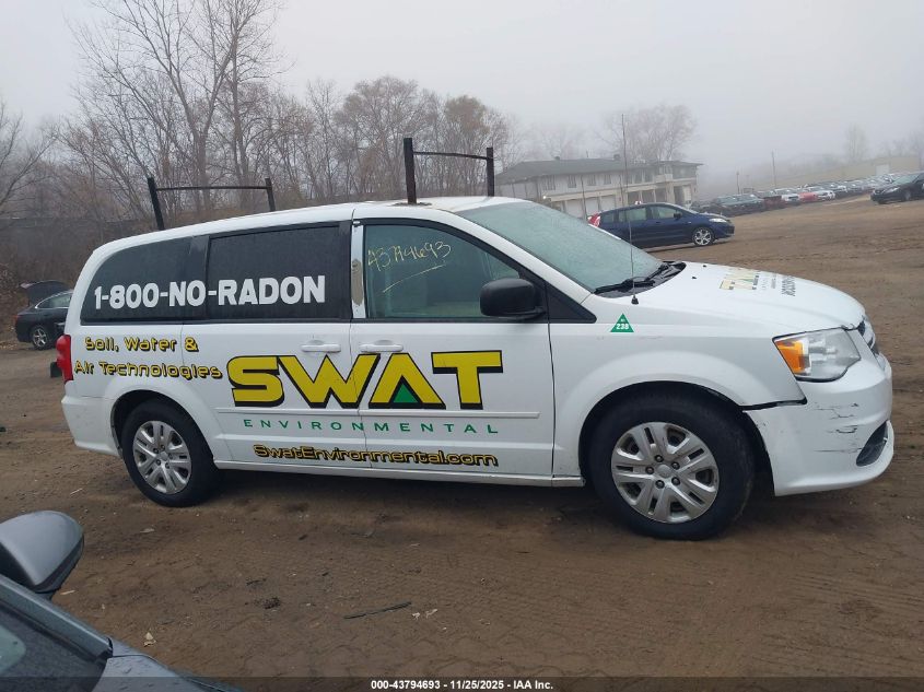 2017 Dodge Grand Caravan Se VIN: 2C4RDGBG3HR568095 Lot: 43794693