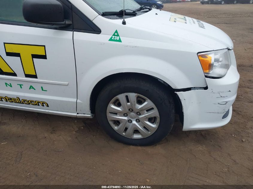 2017 Dodge Grand Caravan Se VIN: 2C4RDGBG3HR568095 Lot: 43794693