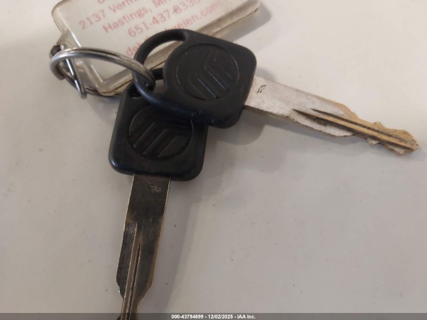 1997 Mercury Grand Marquis Gs VIN: 2MELM74W3VX681917 Lot: 43794699