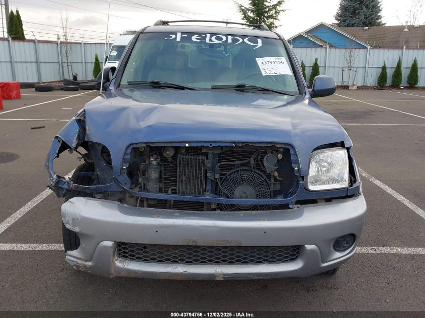 2003 Toyota Sequoia Sr5 V8 VIN: 5TDBT44A43S174665 Lot: 43794756