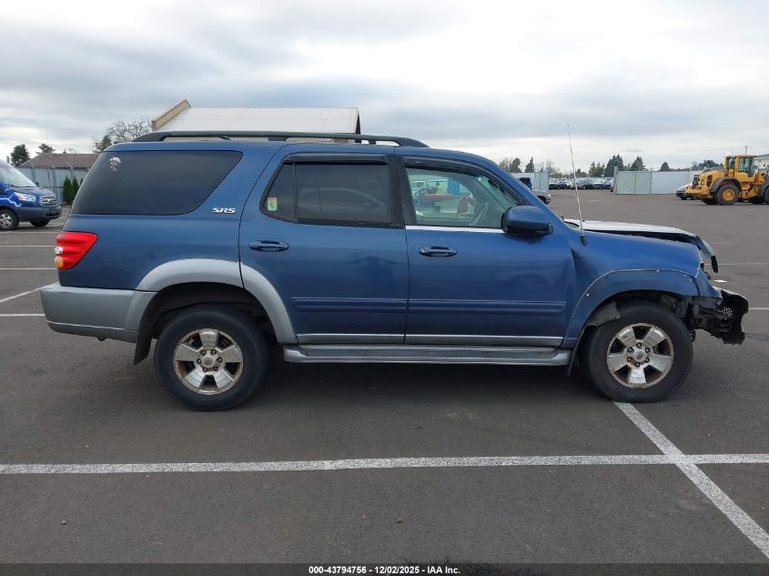 2003 Toyota Sequoia Sr5 V8 VIN: 5TDBT44A43S174665 Lot: 43794756