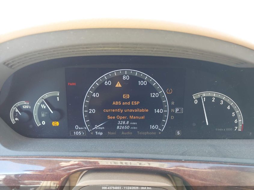 2007 Mercedes-Benz S 550 VIN: WDDNG71X57A092979 Lot: 43794803