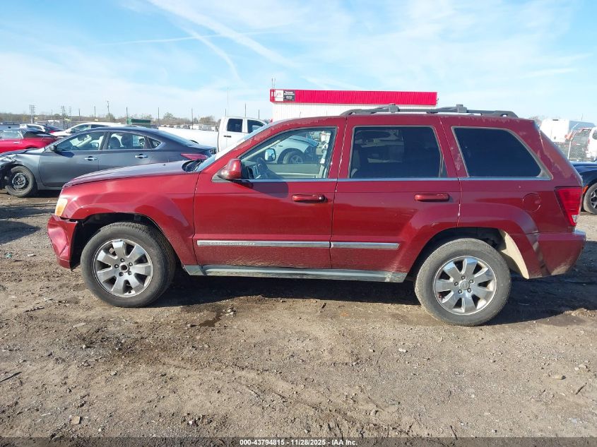 2008 Jeep Grand Cherokee Limited VIN: 1J8HS58278C201302 Lot: 43794815