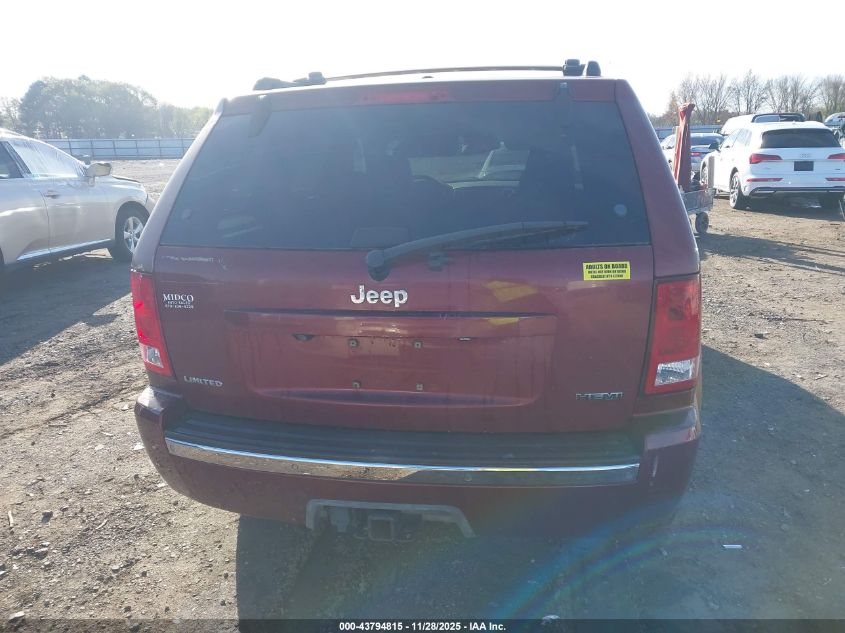 2008 Jeep Grand Cherokee Limited VIN: 1J8HS58278C201302 Lot: 43794815