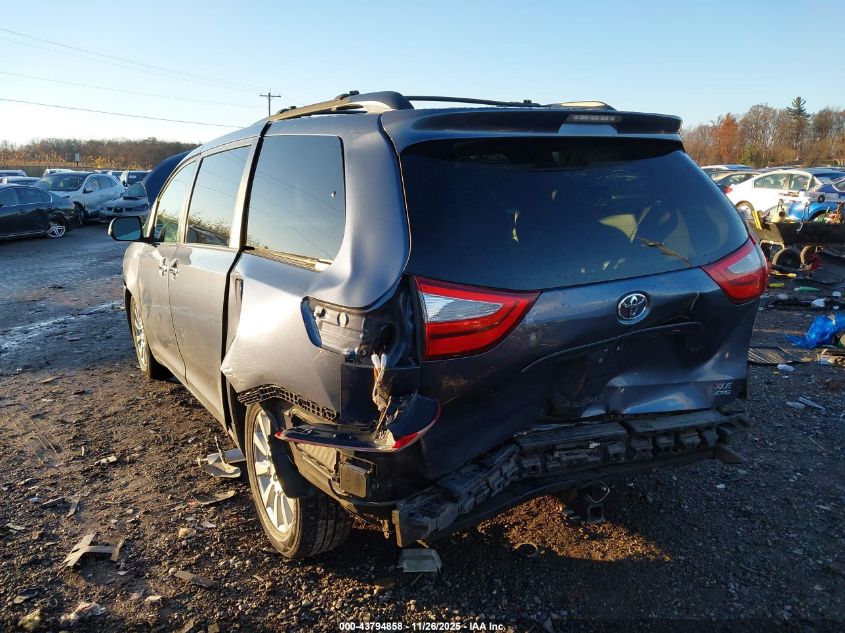 2015 Toyota Sienna Xle 7 Passenger VIN: 5TDDK3DCXFS120394 Lot: 43794858