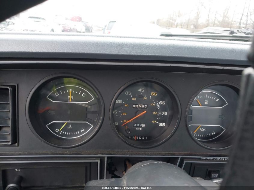 1989 Dodge D-Series D150 VIN: 1B7FE16YXKS198026 Lot: 43794895