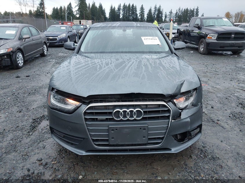 2013 Audi A4 2.0T Premium VIN: WAUFFAFLXDN034937 Lot: 43794914