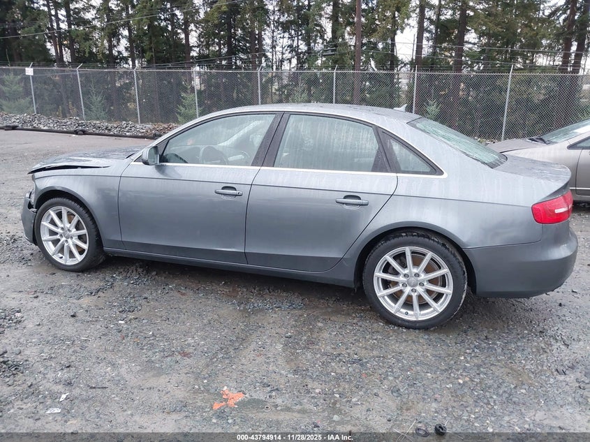 2013 Audi A4 2.0T Premium VIN: WAUFFAFLXDN034937 Lot: 43794914