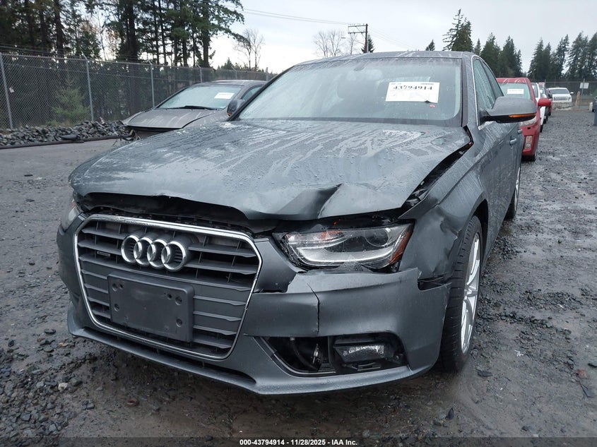2013 Audi A4 2.0T Premium VIN: WAUFFAFLXDN034937 Lot: 43794914