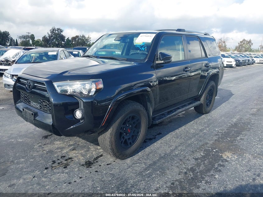 Vin: jtebu5jr5l5795704, lot: 44290379, toyota 4runner sr5 premium 20202