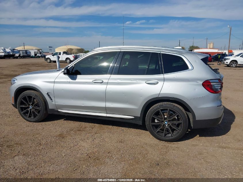 2021 BMW X3 Sdrive30I VIN: 5UXTY3C00M9F16090 Lot: 43794983