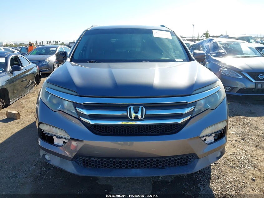 2017 Honda Pilot Ex-L VIN: 5FNYF5H59HB003992 Lot: 43795001
