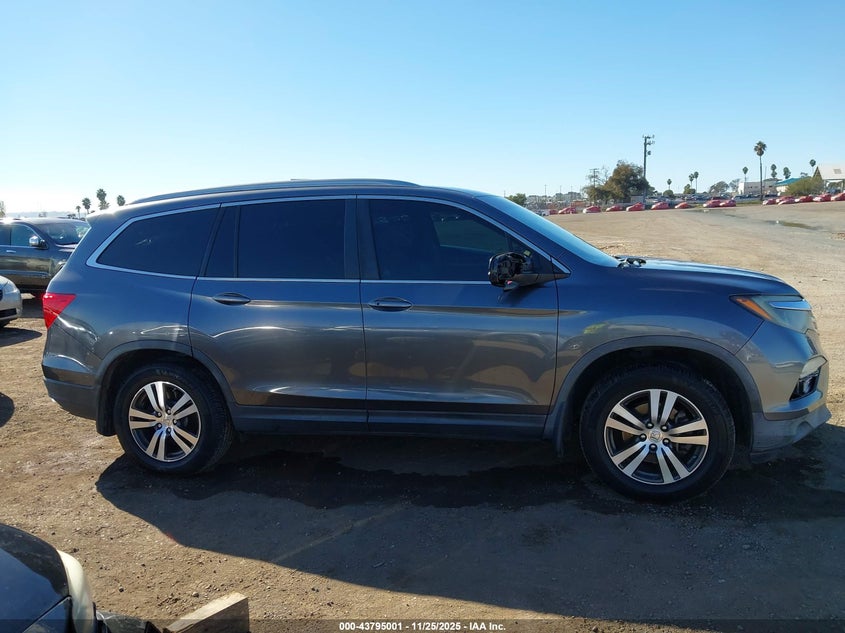 2017 Honda Pilot Ex-L VIN: 5FNYF5H59HB003992 Lot: 43795001