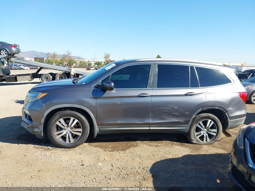 2017 Honda Pilot Ex-L VIN: 5FNYF5H59HB003992 Lot: 43795001