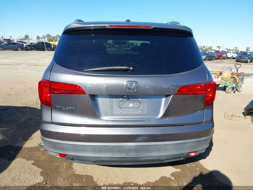 2017 Honda Pilot Ex-L VIN: 5FNYF5H59HB003992 Lot: 43795001