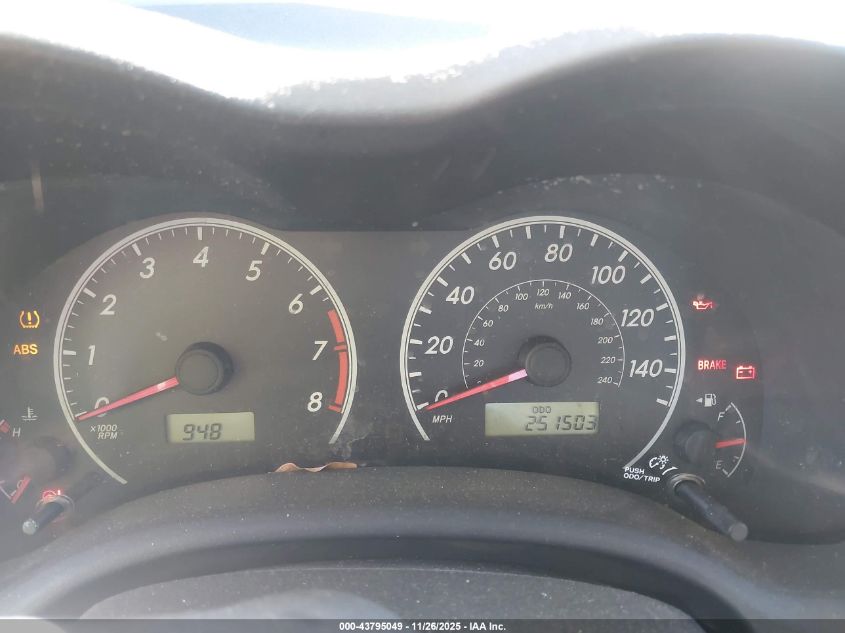 2009 Toyota Corolla S VIN: 1NXBU40E39Z070593 Lot: 43795049