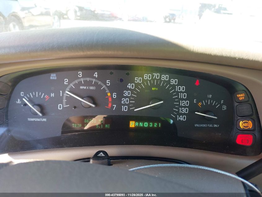 2002 Buick Park Avenue VIN: 1G4CW54K724237760 Lot: 43795093