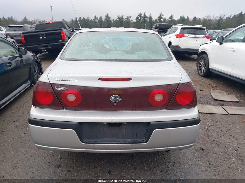 2004 Chevrolet Impala VIN: 2G1WF52E849208226 Lot: 43795130