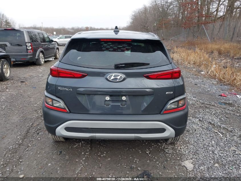 2022 Hyundai Kona Se VIN: KM8K2CABXNU779634 Lot: 43795138