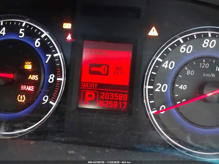 2007 Infiniti G35 Journey VIN: JNKBV61E17M717404 Lot: 43795155