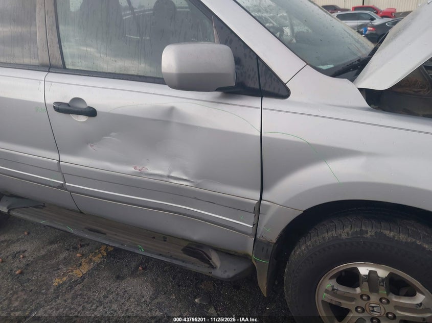 2003 Honda Pilot Ex-L VIN: 2HKYF18663H519593 Lot: 43795201