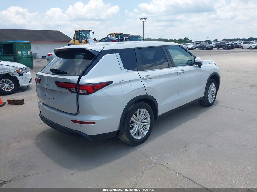 Vin: ja4j3ta84pz058520, lot: 44290650, mitsubishi outlander es 2.5 2wd 20234