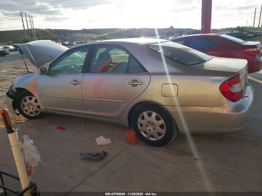 2004 Toyota Camry Le VIN: 4T1BE32K44U302816 Lot: 43795249