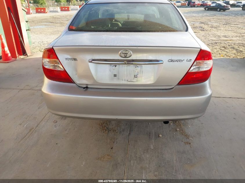 2004 Toyota Camry Le VIN: 4T1BE32K44U302816 Lot: 43795249