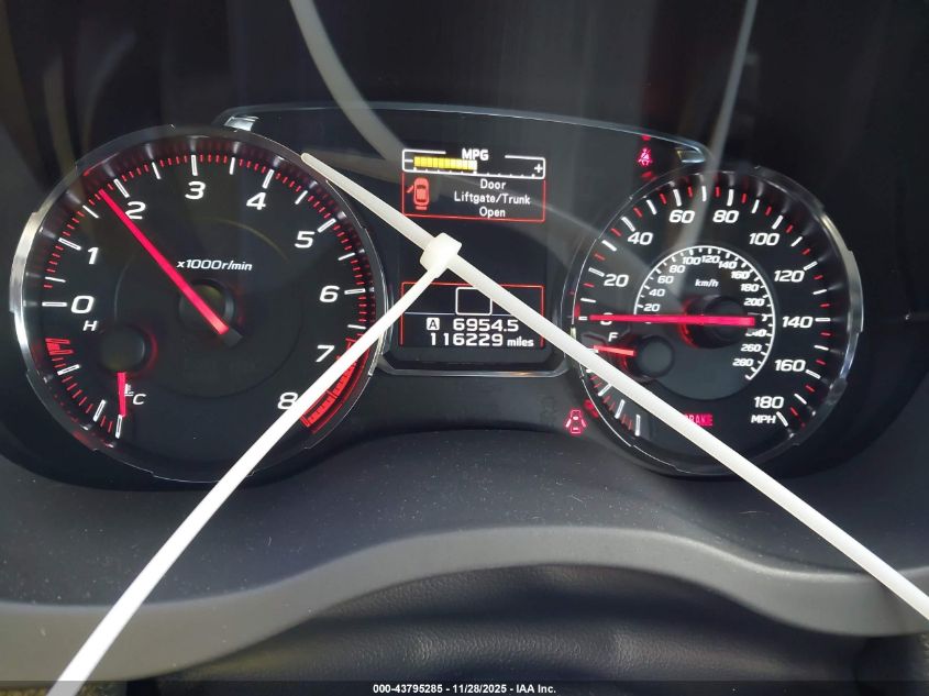 2018 Subaru Wrx Premium VIN: JF1VA1C68J9813856 Lot: 43795285