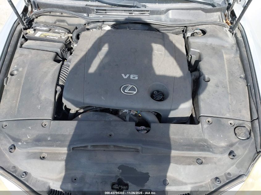 2007 Lexus Is 250 VIN: JTHBK262075050741 Lot: 43795303