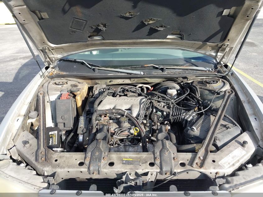 2002 Buick Century Custom VIN: 2G4WS52J821168480 Lot: 43795333