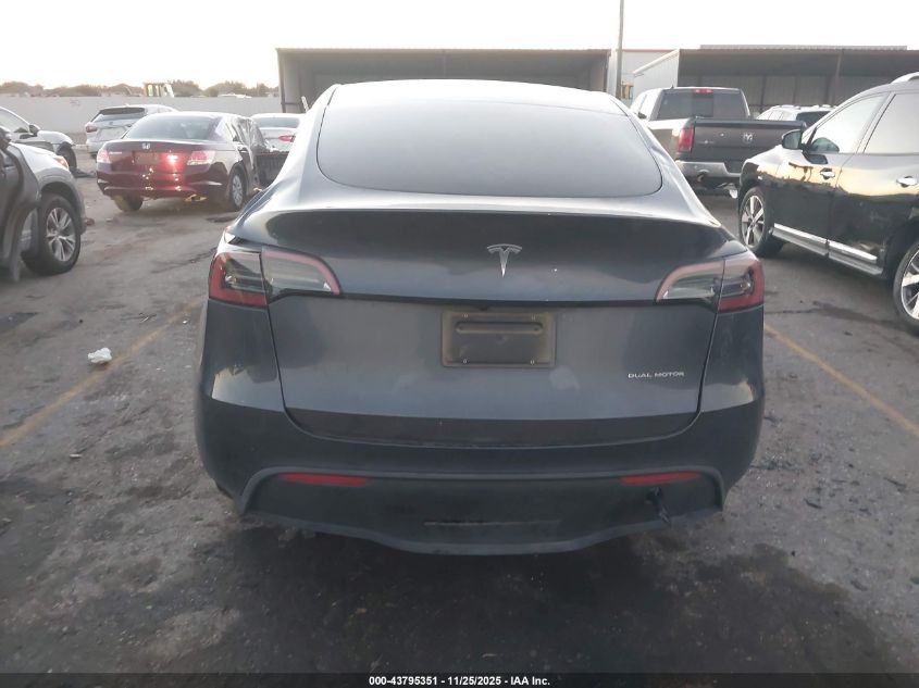 2023 Tesla Model Y Awd/Long Range Dual Motor All-Wheel Drive VIN: 7SAYGDEEXPA190752 Lot: 43795351