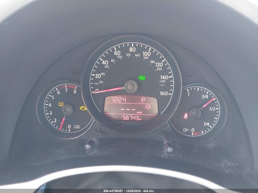 2012 Volkswagen Beetle 2.5L VIN: 3VWJP7AT1CM606522 Lot: 43795357
