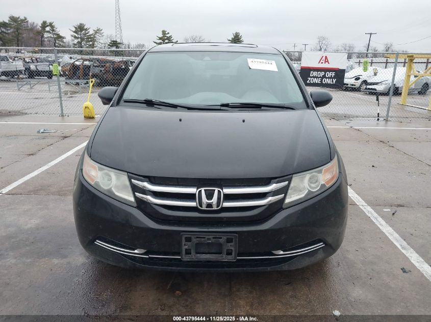 2015 Honda Odyssey Ex-L VIN: 5FNRL5H60FB028749 Lot: 43795444
