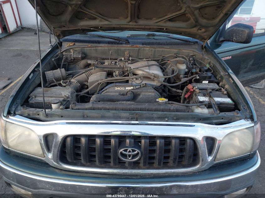 2001 Toyota Tacoma Base V6 VIN: 5TEWN72N01Z831836 Lot: 43795447
